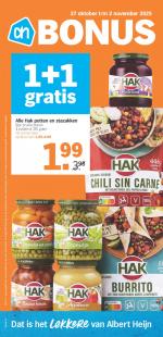 Albert Heijn reclame folder week 44, pagina.1