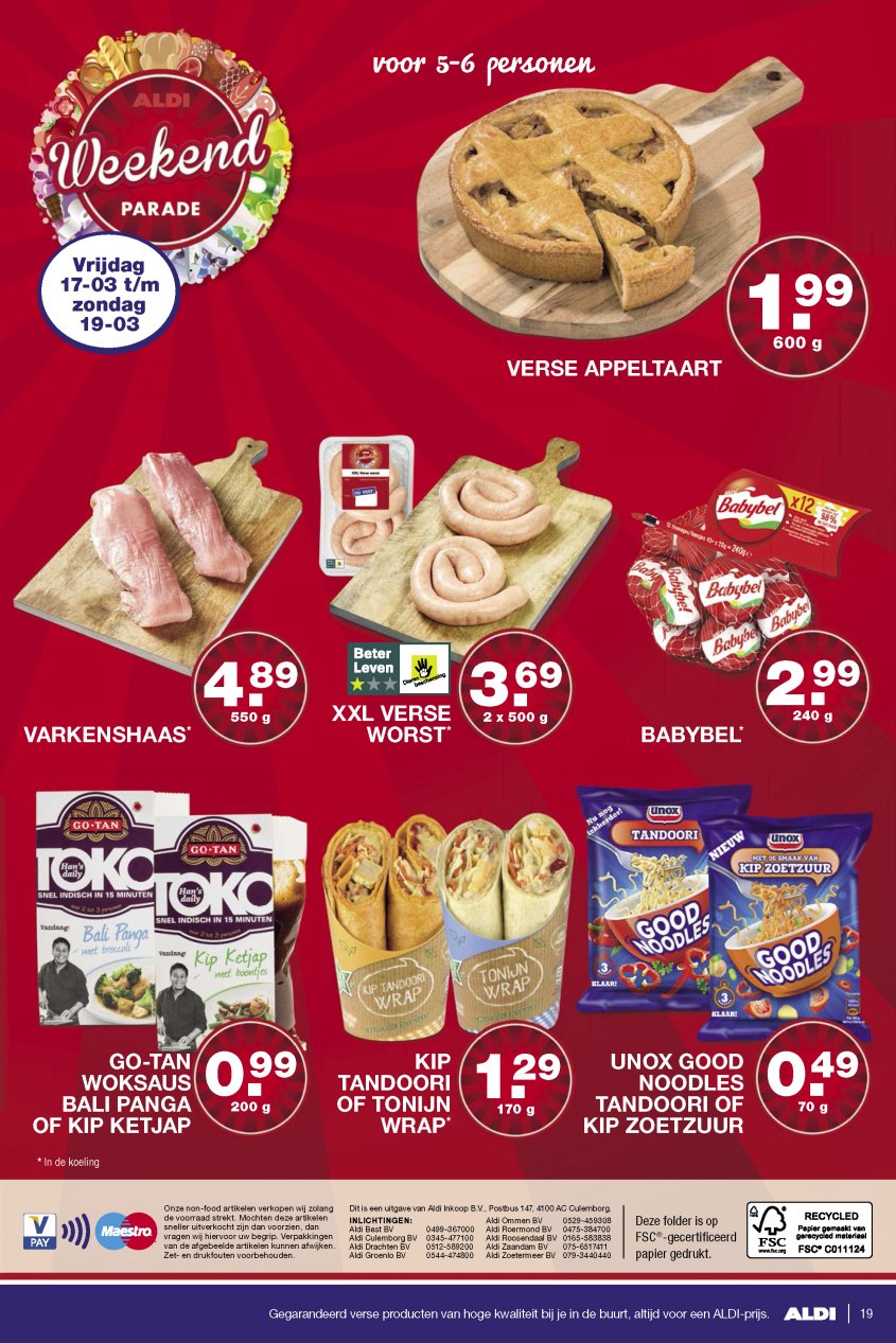 Aldi Aanbiedingen van 15-03-2017 pagina.19
