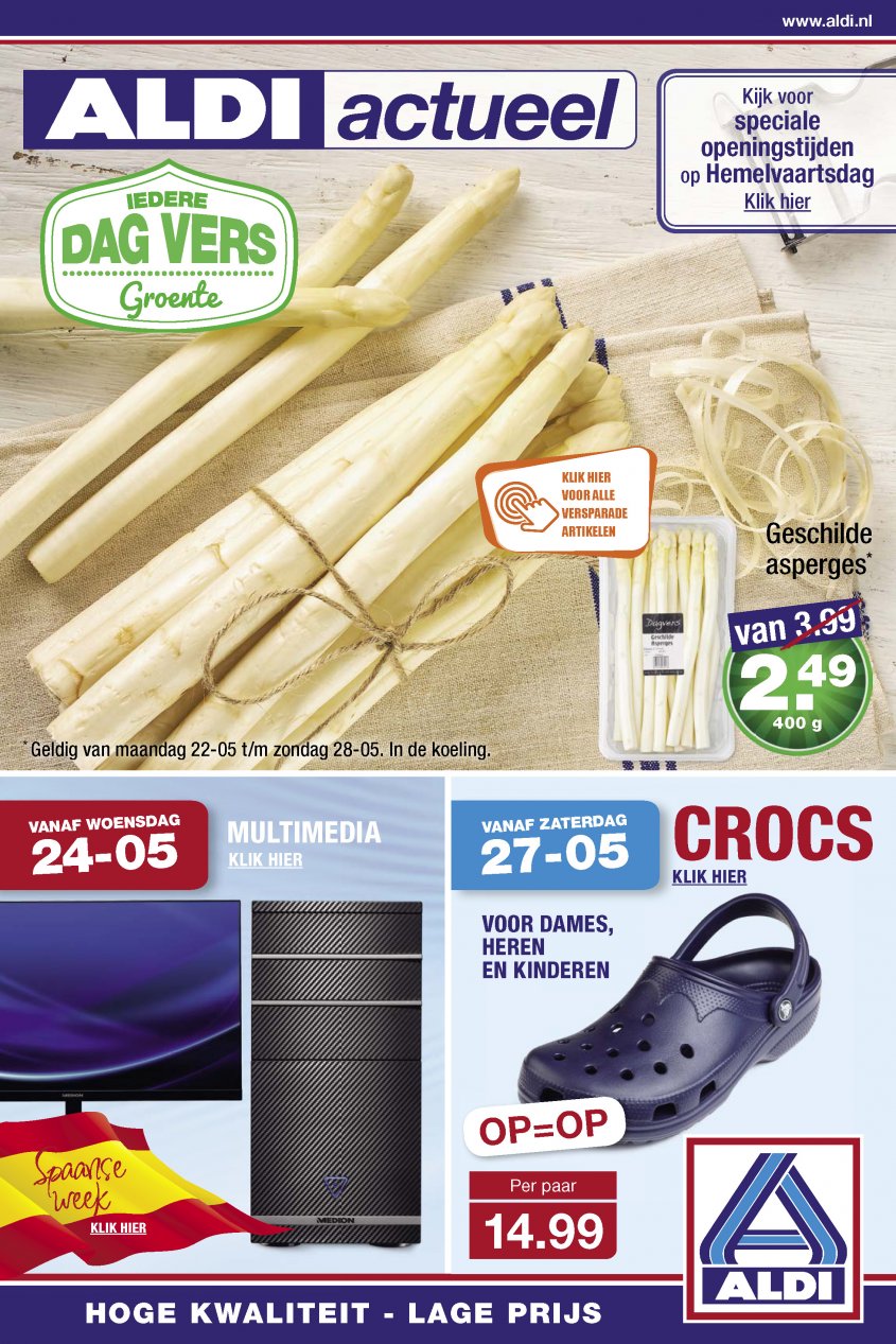 Aldi Aanbiedingen van 24-05-2017 pagina.1