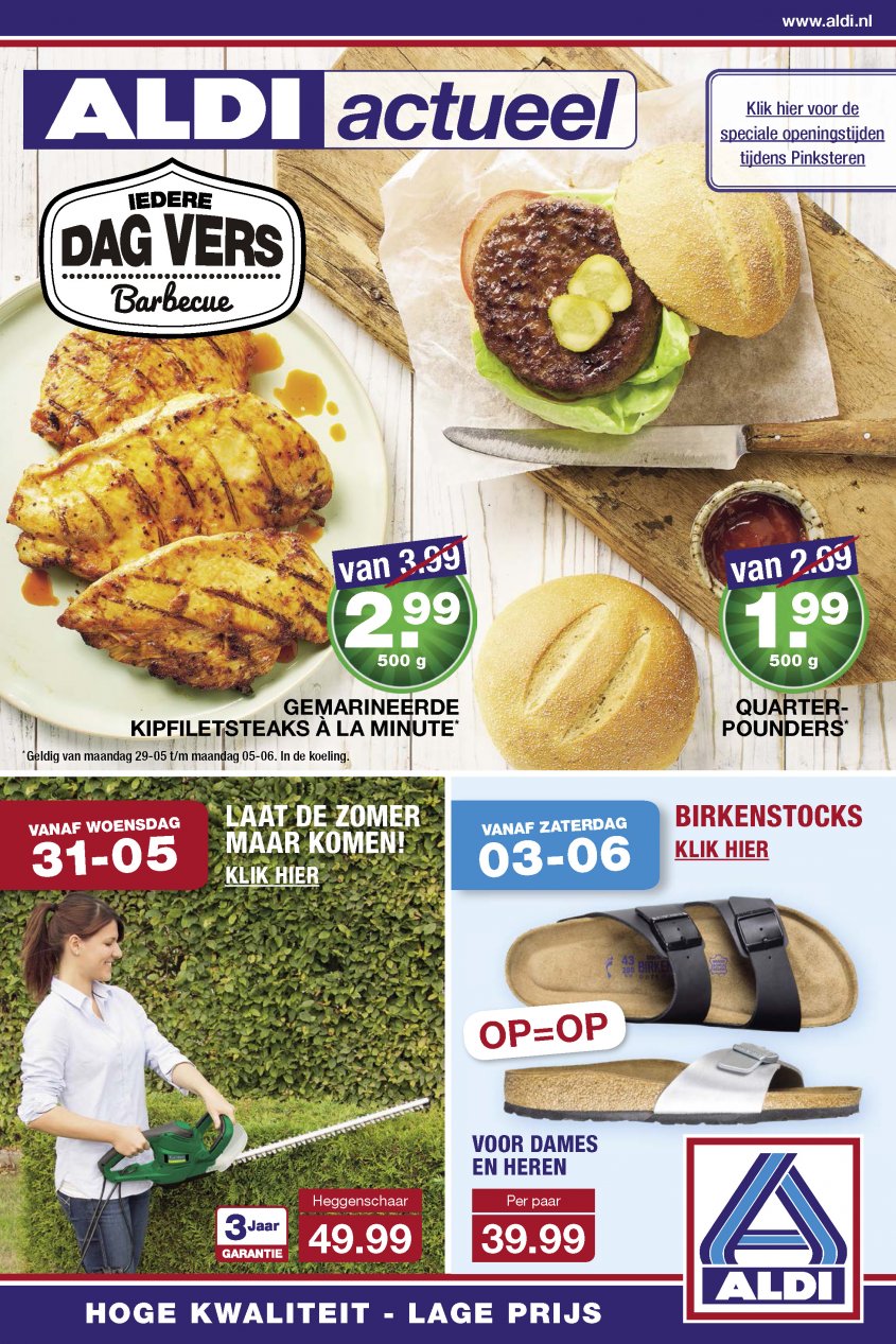 Aldi Aanbiedingen van 31-05-2017 pagina.1