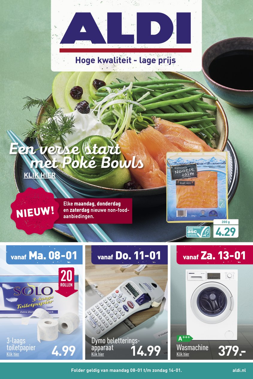 Aldi Aanbiedingen van 08-01-2018 pagina.1