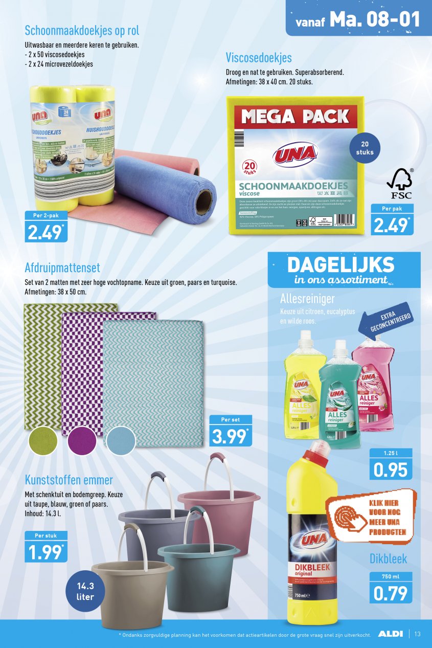 Aldi Aanbiedingen van 08-01-2018 pagina.13