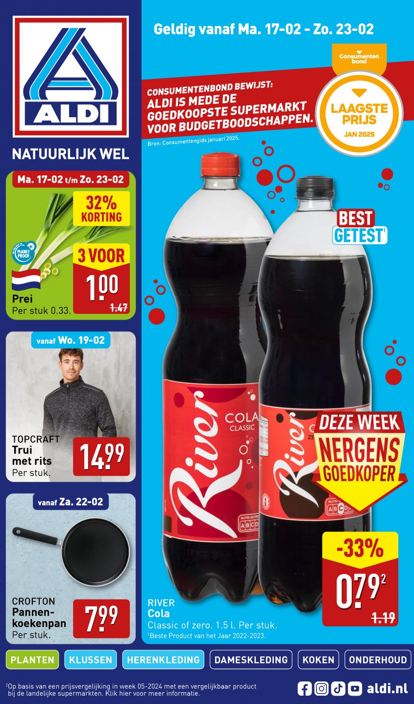 Aldi Aanbiedingen van 17-02-2025 pagina.1
