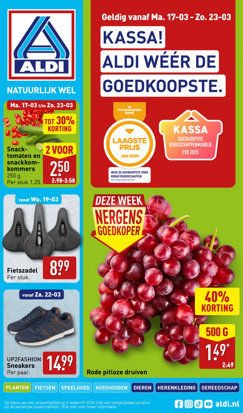 Aldi Aanbiedingen van 17-03-2025 pagina.1