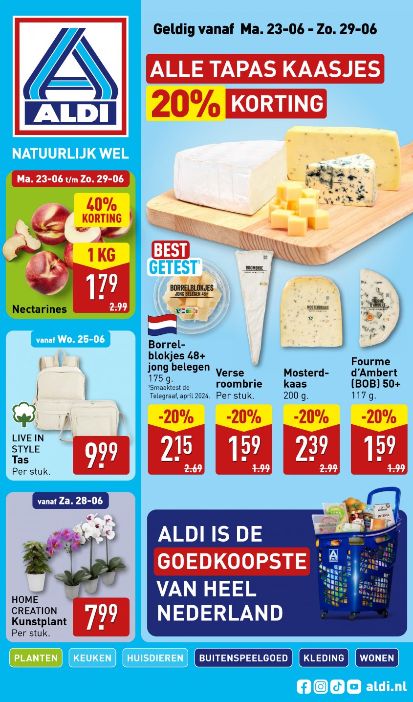 Aldi Aanbiedingen van 23-06-2025 pagina.1