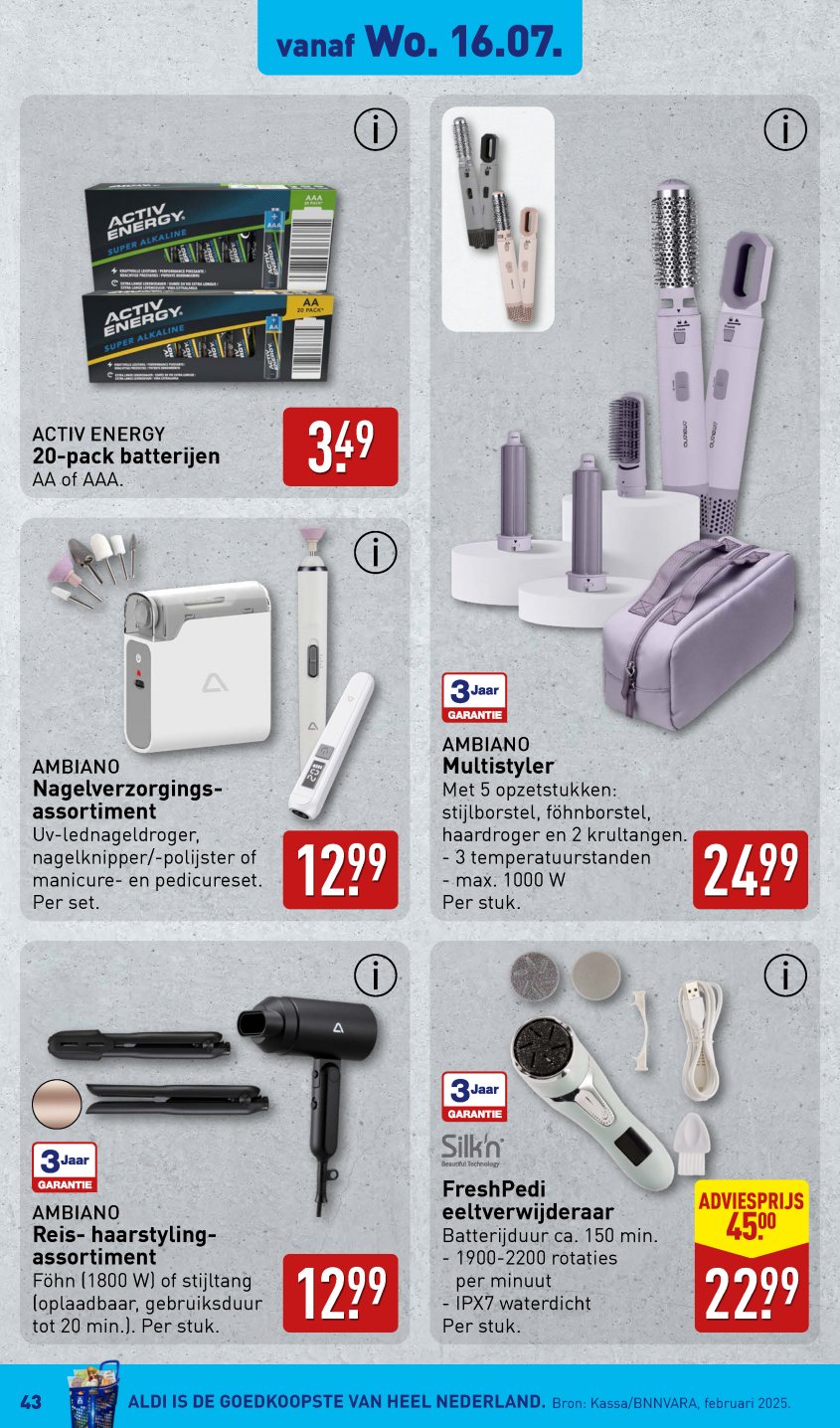 Aldi Aanbiedingen van 14-07-2025 pagina.43