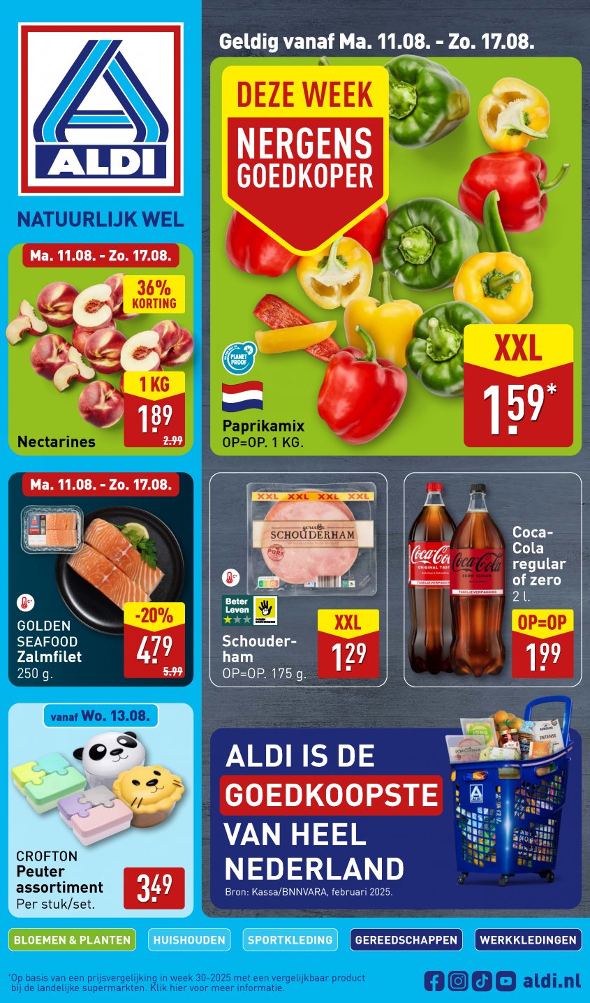 Aldi Aanbiedingen van 11-08-2025 pagina.1