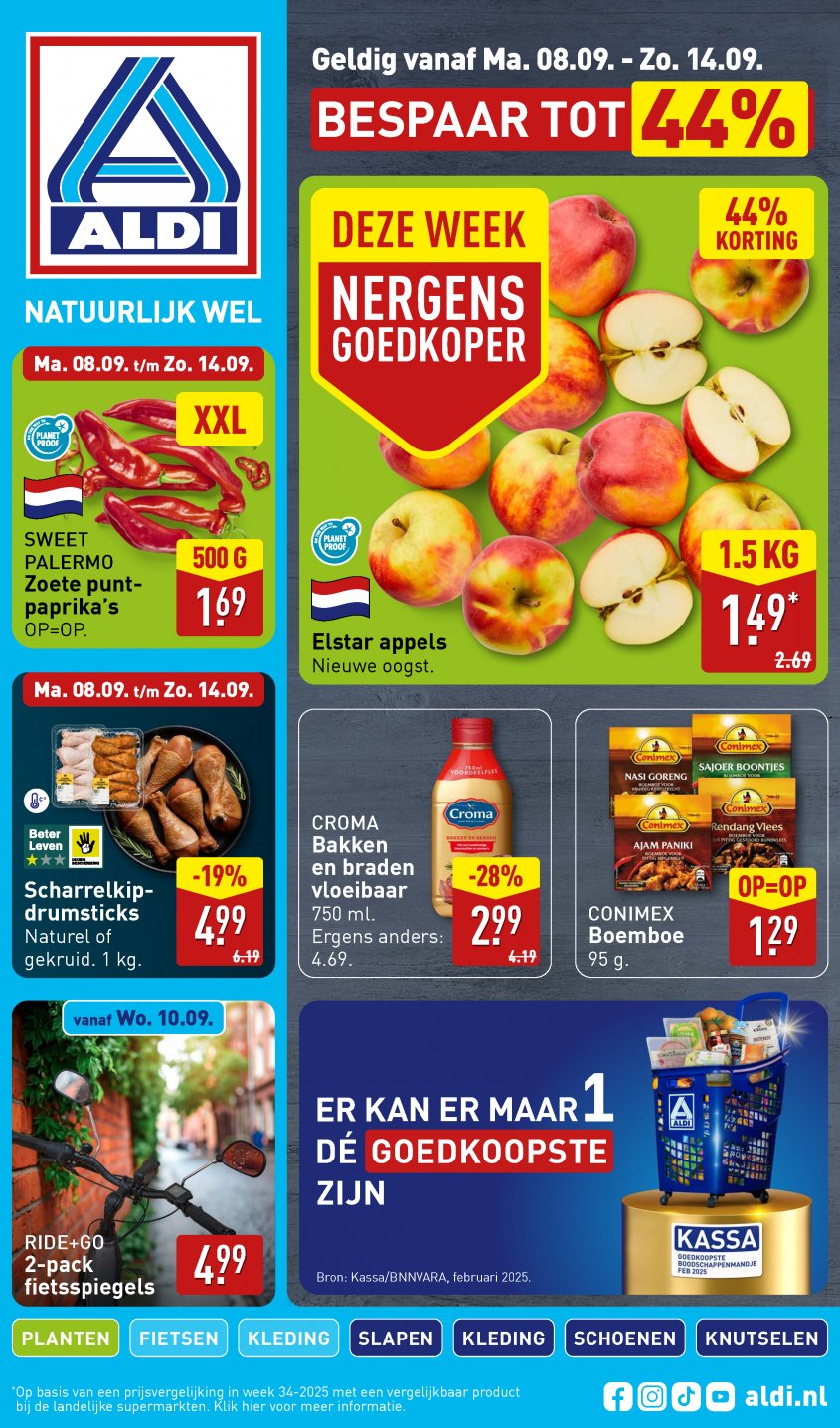 Aldi Aanbiedingen van 08-09-2025 pagina.1