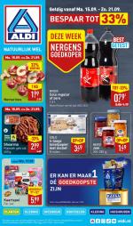 Aldi reclame folder week 38, pagina.1
