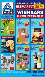 Aldi reclame folder van 22-09-2025 week 39 • Totaal aantal pagina's: 43