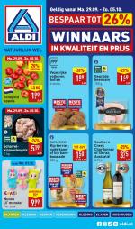 Aldi reclame folder van 29-09-2025 week 40 • Totaal aantal pagina's: 54