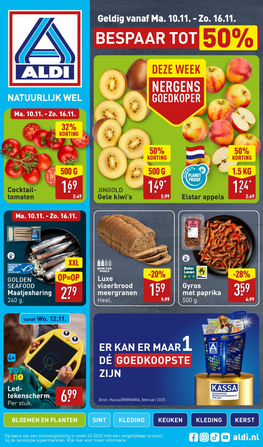 Aldi Aanbiedingen van 10-11-2025 pagina.1