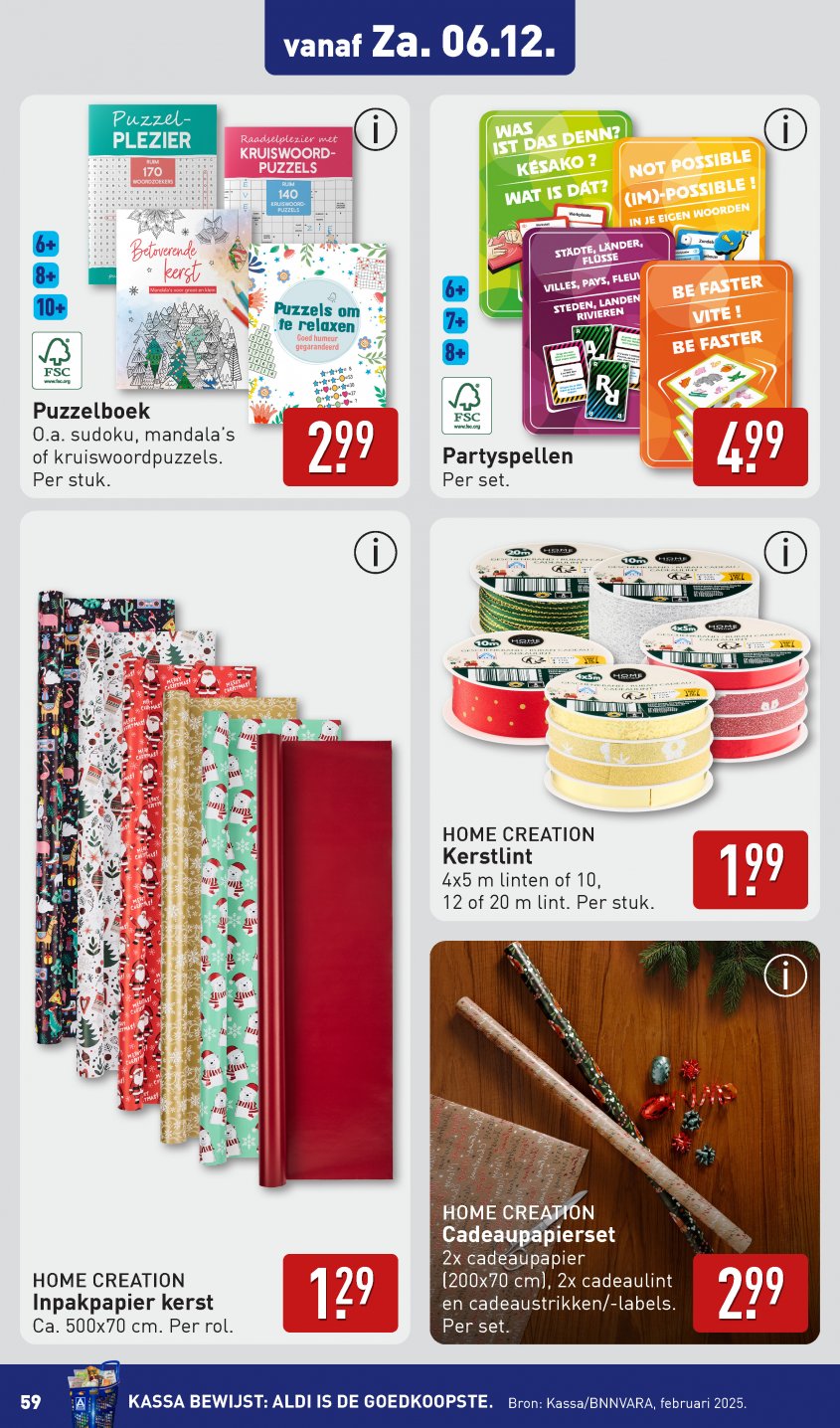 Aldi Aanbiedingen van 01-12-2025 pagina.59