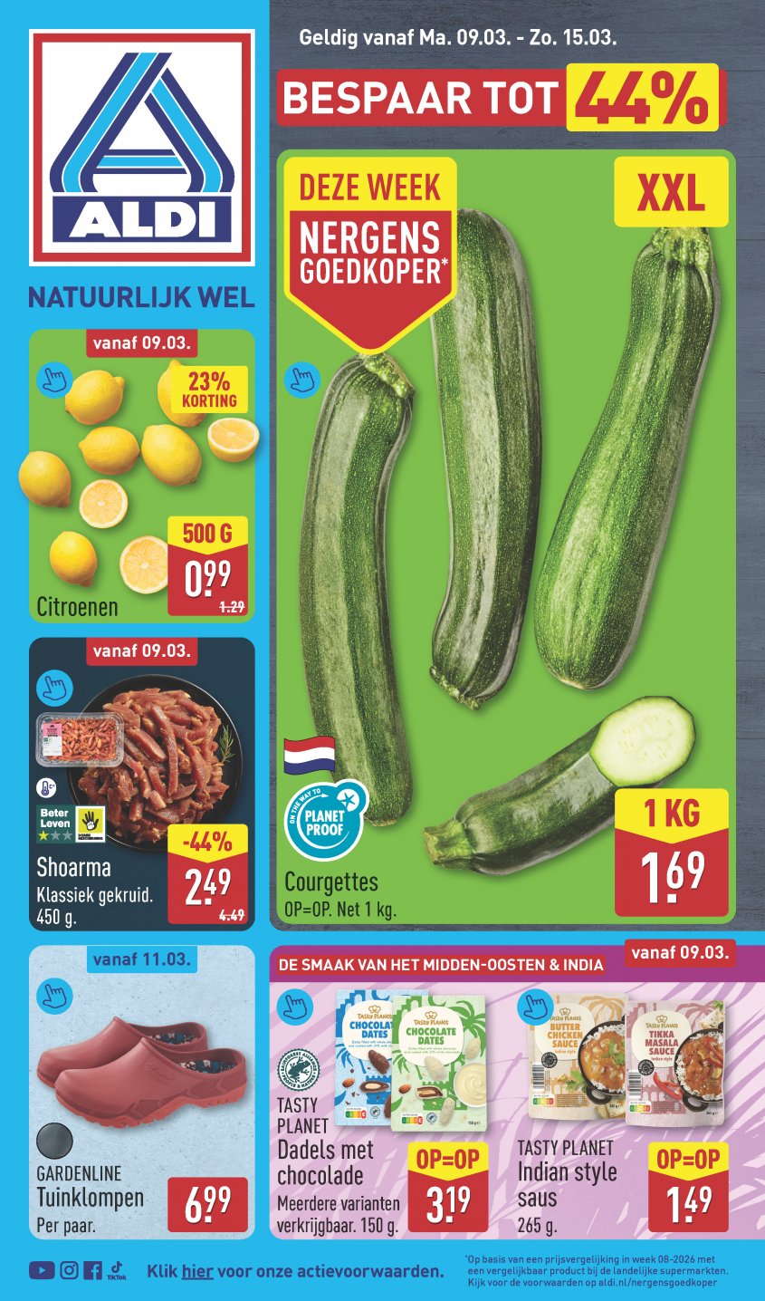 Aldi Aanbiedingen van 09-03-2026 pagina.1