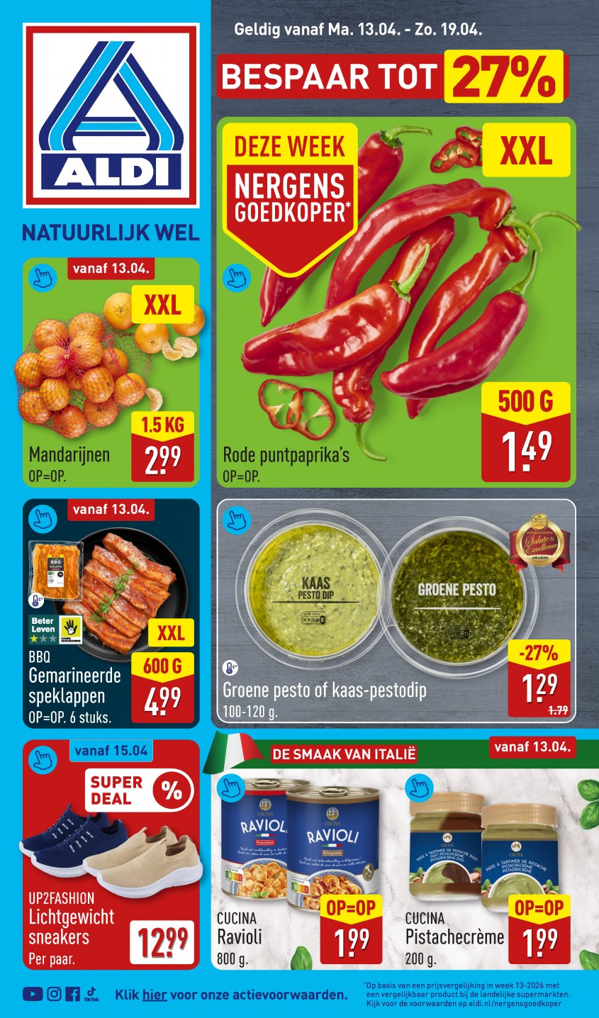 Aldi Aanbiedingen van 13-04-2026 pagina.1