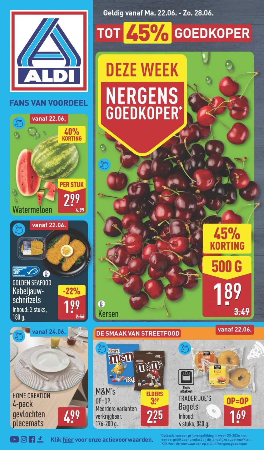 Aldi Aanbiedingen van 22-06-2026 pagina.1
