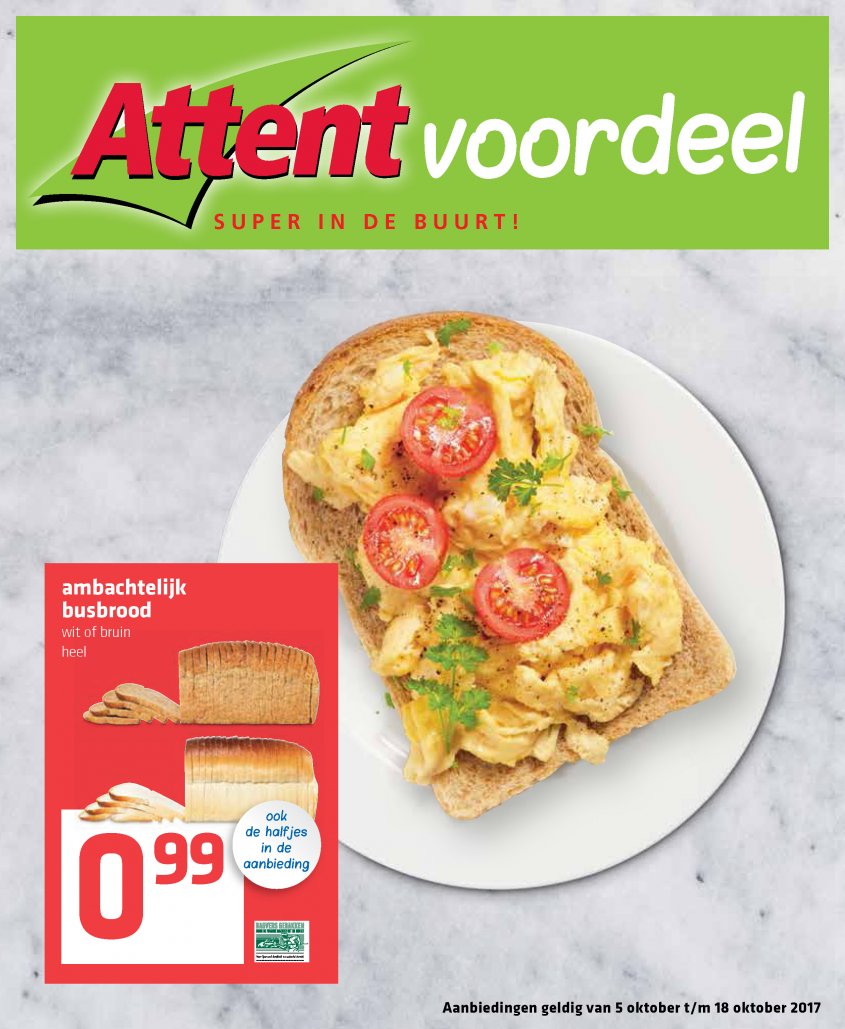 Attent Aanbiedingen van 05-10-2017 pagina.1