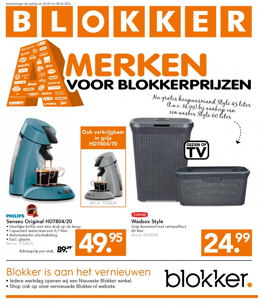 Blokker Aanbiedingen van 30-05-2016 pagina.1