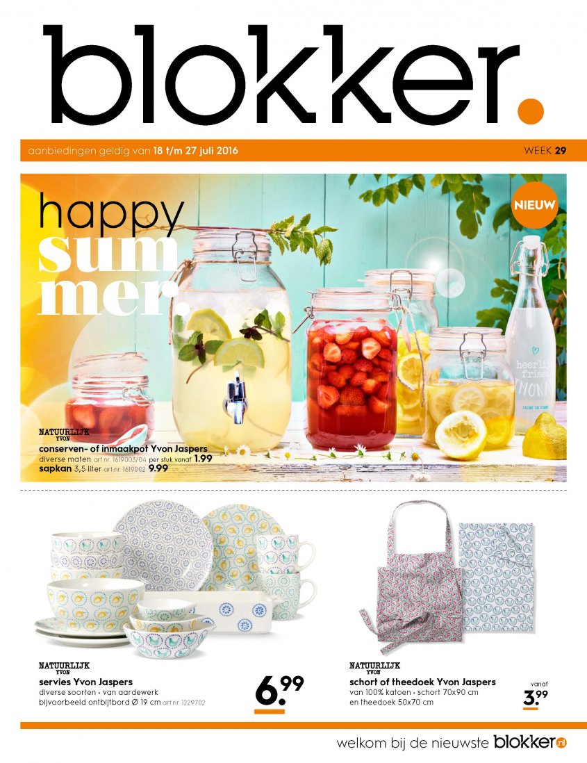 Blokker Aanbiedingen van 18-07-2016 pagina.1