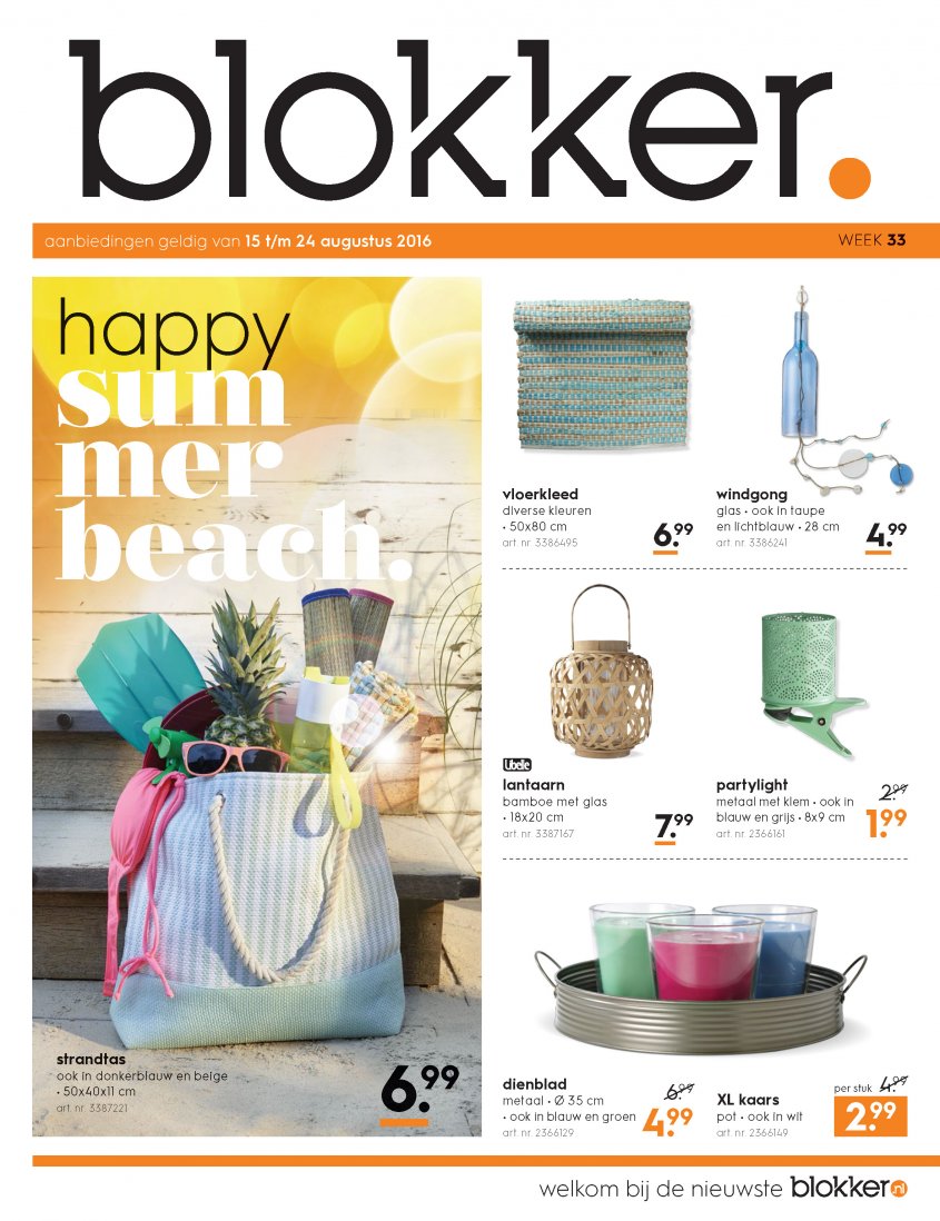 Blokker Aanbiedingen van 15-08-2016 pagina.1