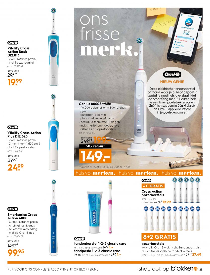 Blokker Aanbiedingen van 12-09-2016 pagina.23