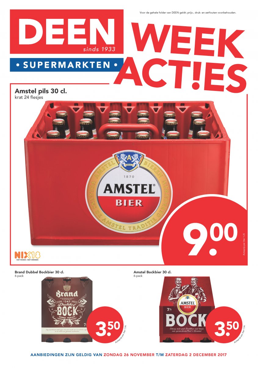 Deen Aanbiedingen van 26-11-2017 pagina.1