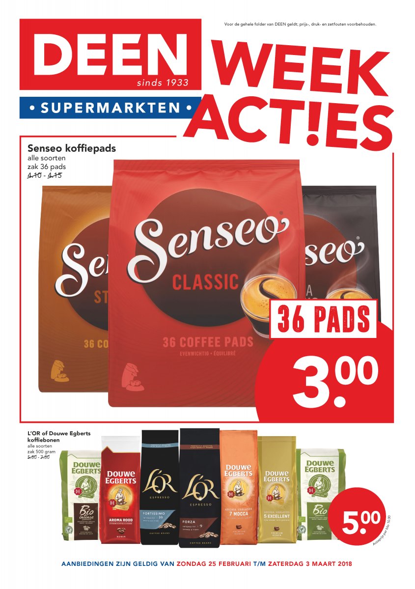 Deen Aanbiedingen van 25-02-2018 pagina.1