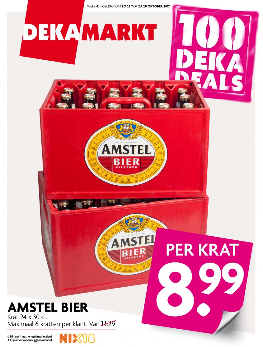 DekaMarkt Aanbiedingen van 22-10-2017 pagina.1