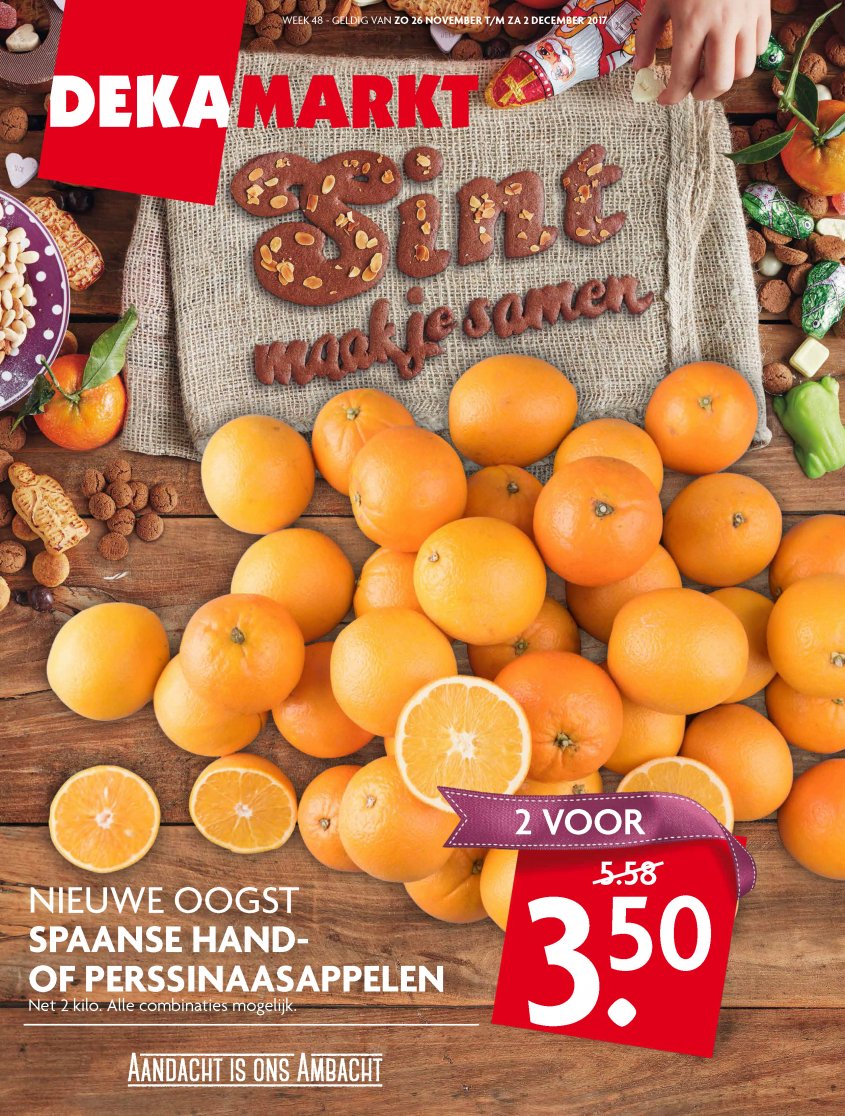 DekaMarkt Aanbiedingen van 26-11-2017 pagina.1