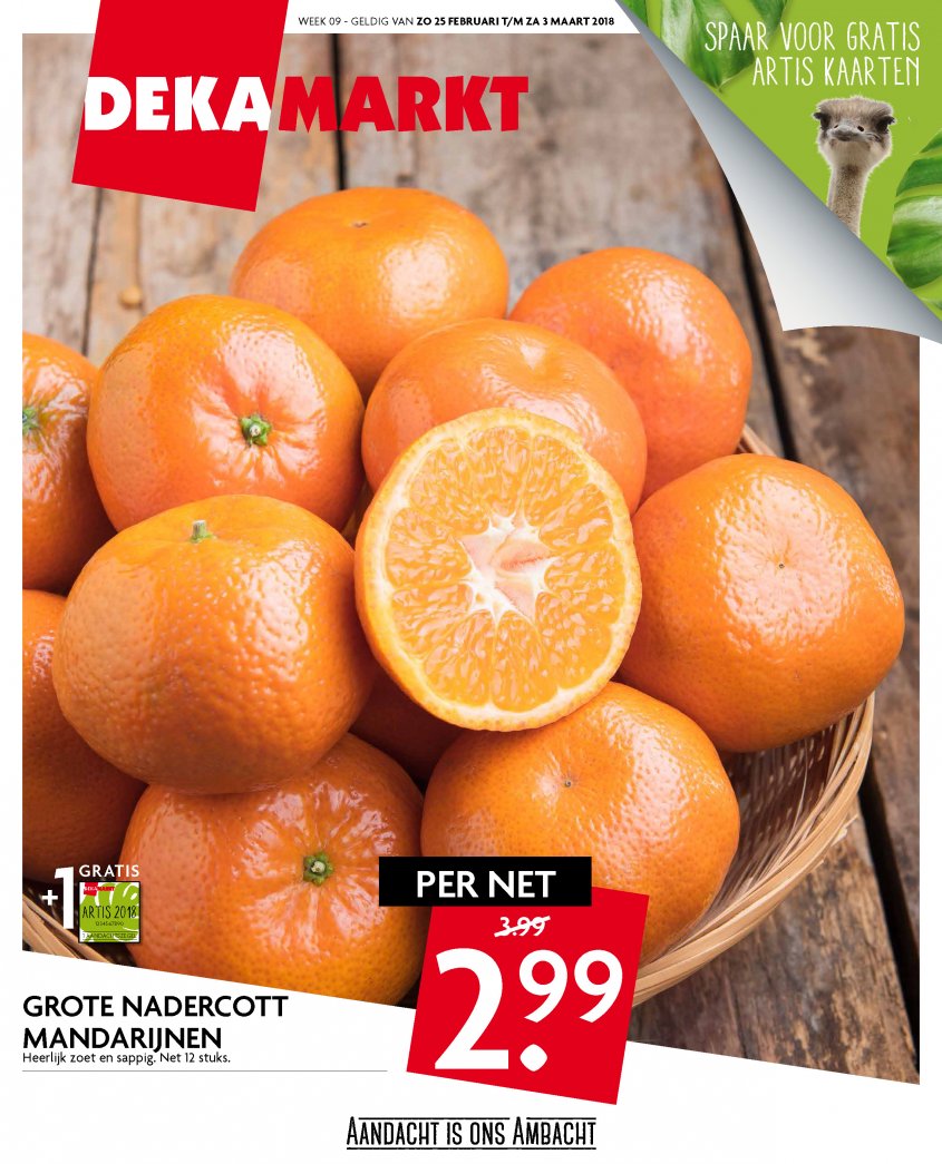 DekaMarkt Aanbiedingen van 25-02-2018 pagina.1