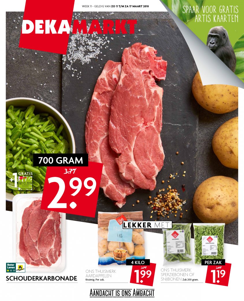 DekaMarkt Aanbiedingen van 11-03-2018 pagina.1