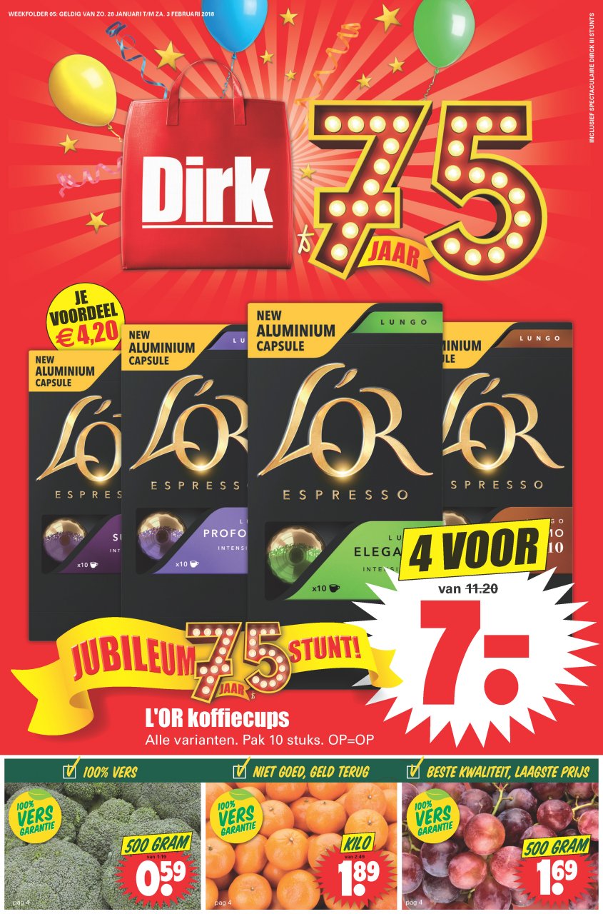 Dirk Aanbiedingen van 28-01-2018 pagina.1