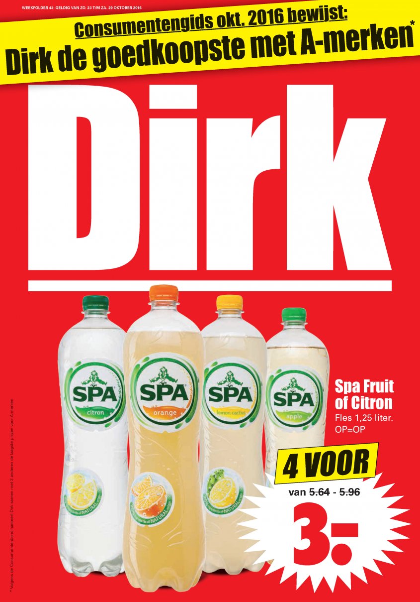 Dirk Aanbiedingen van 23-10-2016 pagina.1