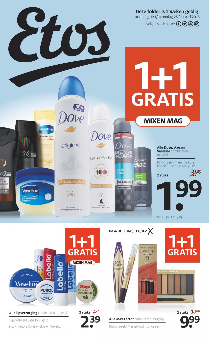 Etos Aanbiedingen van 12-02-2018 pagina.1