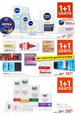 Etos reclame folder week 41 pagina.11 RoC Pro, alle varianten, combineren mogelijk, bijvoorbeeld Roc Pro-Sublime Anti Age Eye Perfecting System 59.90 29.95 28.38 14.19 Nivea ...
