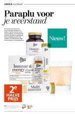 Etos reclame folder week 41 pagina.16 rubriek weerstand Paraplu voor je weerstand De R zit weer in de maand. Doe daarom niet alleen de paraplu in je handtas, maar zet er ook een ...