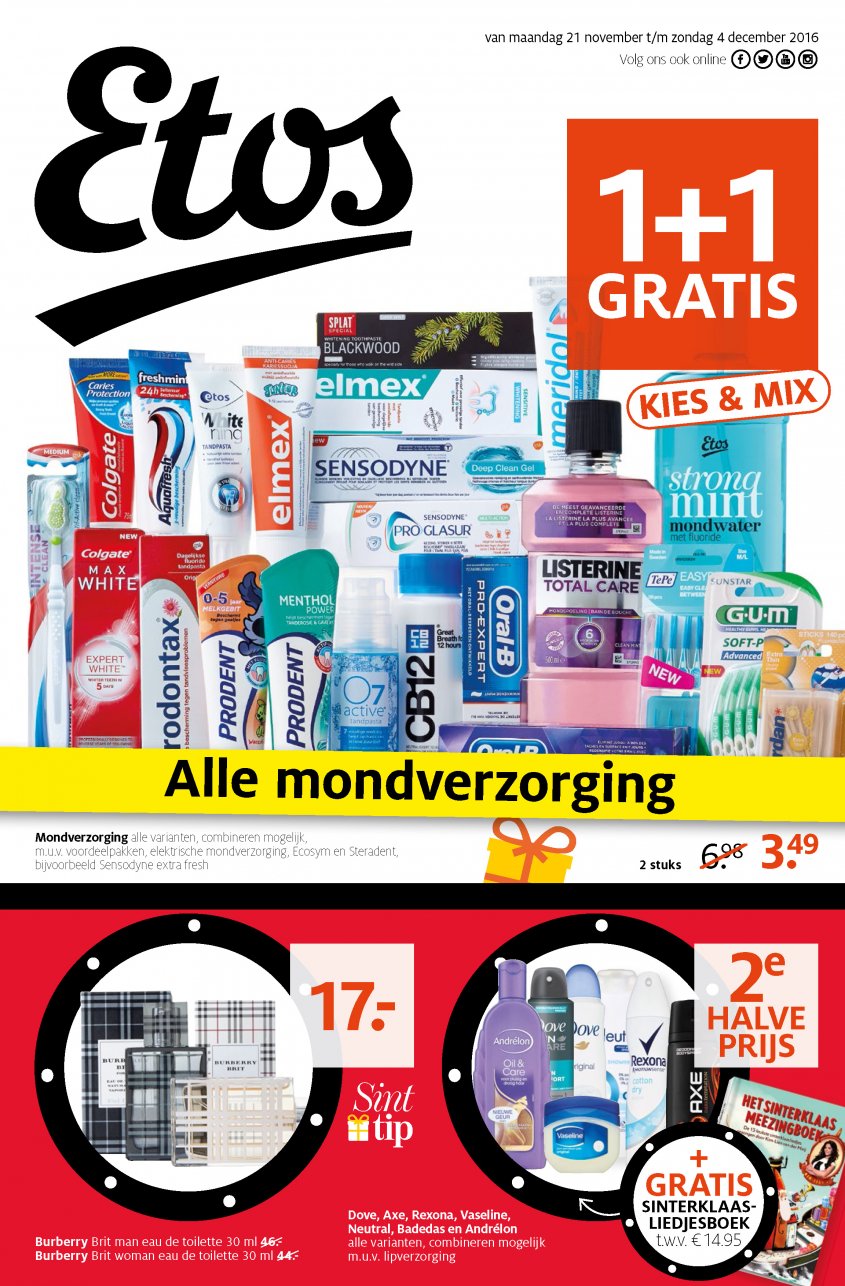 Etos Aanbiedingen van 21-11-2016 pagina.1