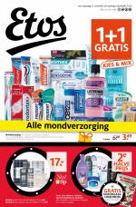 Etos reclame folder week 47 pagina.1 van maandag november t/m zondag december Alle mondverzorging Volg ons ook online GRATIS stuks . . Mondverzorging alle ...