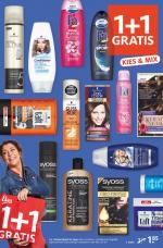 Etos reclame folder week 49 pagina.5 stuks GRATIS . . Fa, Schwarzkopf en Syoss alle varianten, combineren mogelijk, bijvoorbeeld Schwarzkopf conditioner anti klit ml ...