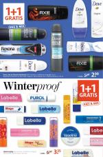 Etos reclame folder week 49 pagina.6 Dove, Axe en Rexona deodorant alle varianten, combineren mogelijk, m.u.v. Maximum Protection en Axe Daily Fragance, bijvoorbeeld Dove Original ...