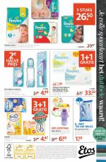 Etos reclame folder week 49 pagina.25 e e Pampers luiers alle varianten, combineren mogelijk, Je volle spaarkaart het dubbele waard! STUKS . m.u.v. megapakken, bijvoorbeeld ...