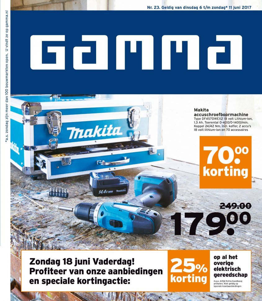 Gamma Aanbiedingen van 06-06-2017 pagina.1