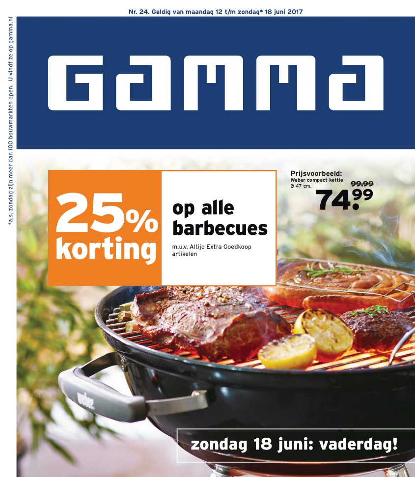 Gamma Aanbiedingen van 12-06-2017 pagina.1