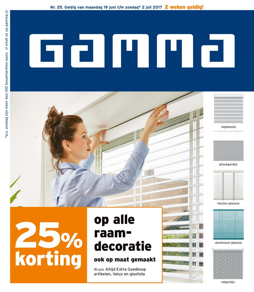 Gamma Aanbiedingen van 19-06-2017 pagina.1