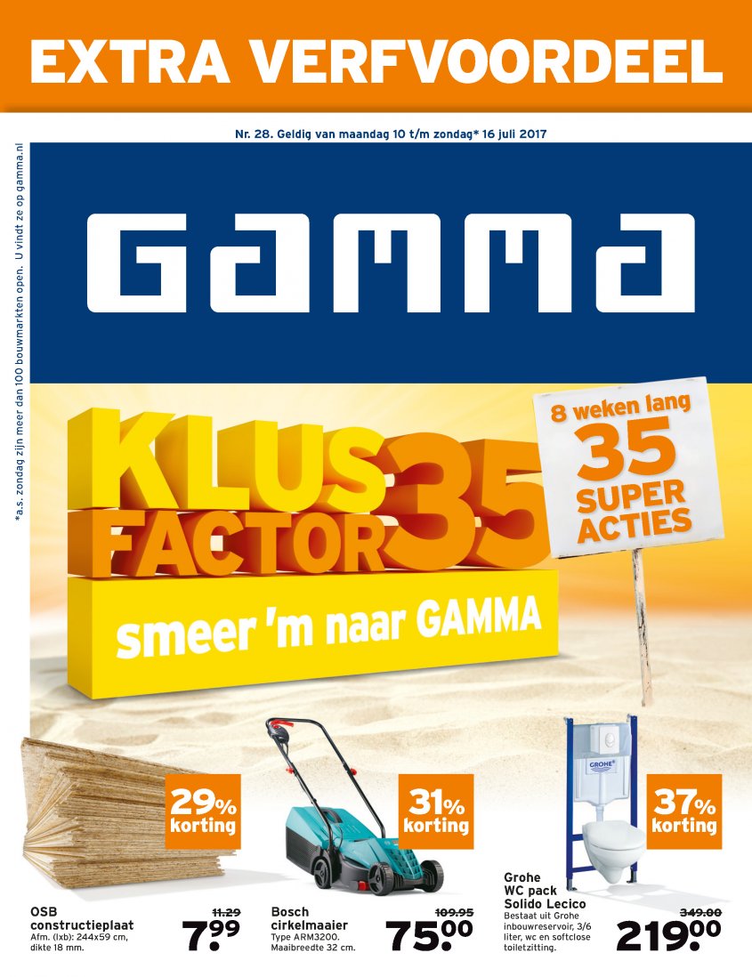 Gamma Aanbiedingen van 10-07-2017 pagina.1