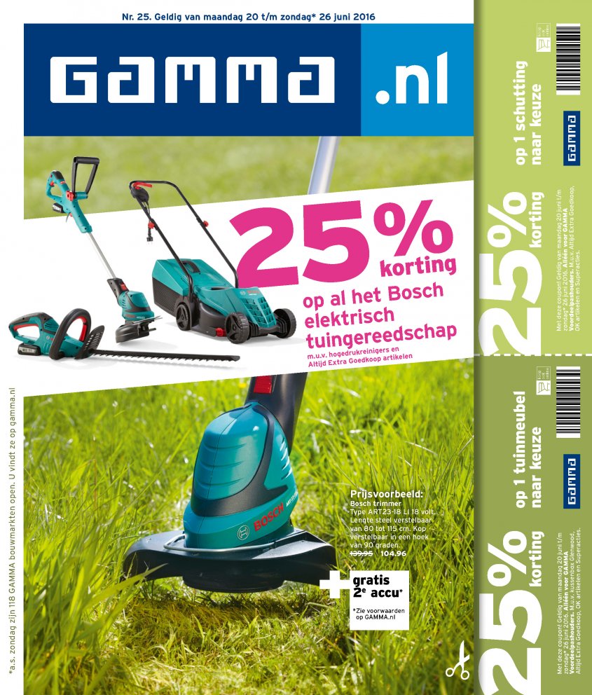 Gamma Aanbiedingen van 20-06-2016 pagina.1