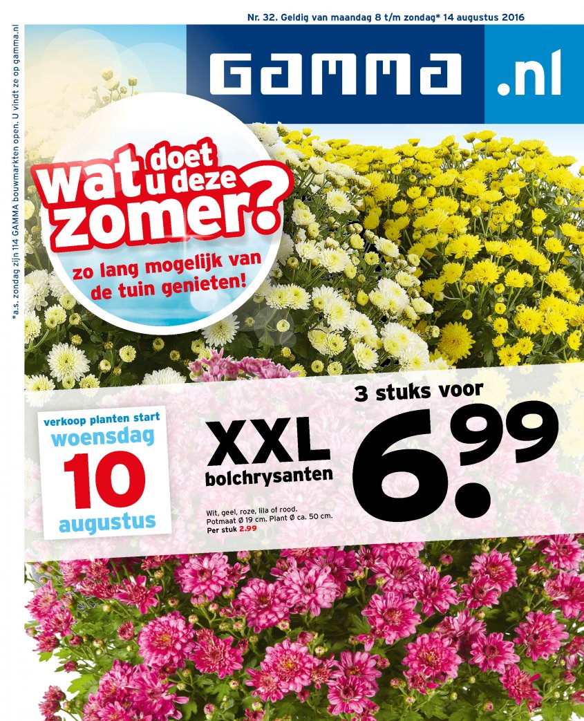 Gamma Aanbiedingen van 08-08-2016 pagina.1