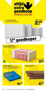 Gamma reclame folder week 34 pagina.4 4/5 H+H cellenbetonblok Afm. (lxbxd): 60x40x7 cm. Extra groot formaat voor een snelle verwerking. elders 3.49 2.29 Rockwool wandisolatie ...