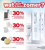 Gamma reclame folder week 35 pagina.22 22/23 Sanitair koopt u ook op gamma.nl 30%korting op alle badmatten en douchegordijnen m.u.v. OK en Altijd Extra Goedkoop artikelen ...