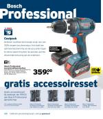 Gamma reclame folder week 40 pagina.4 4/5 Bosch Elektrisch gereedschap koopt u ook op gamma.nl Bosch Professional accuschroefboormachine Type GSR 18 V-LI. 2 accu s 18 volt ...